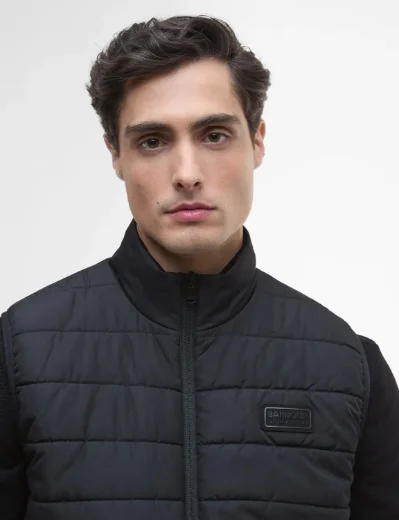 Barbour International Mens Aldon Gilet | Black
