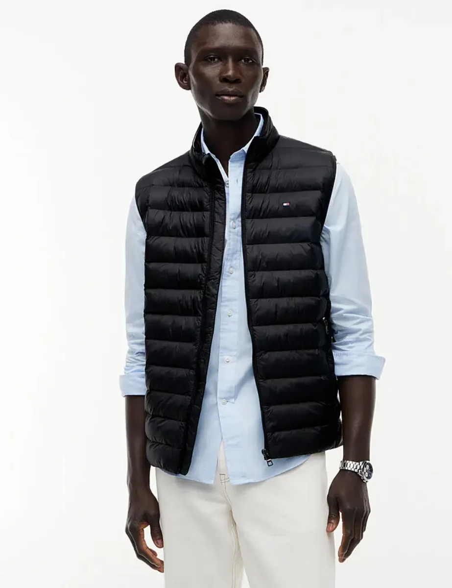 Picture of Tommy Hilfiger Men's Packable Quilted Gilet | Black