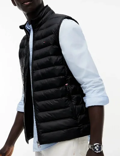 Picture of Tommy Hilfiger Men's Packable Quilted Gilet | Black