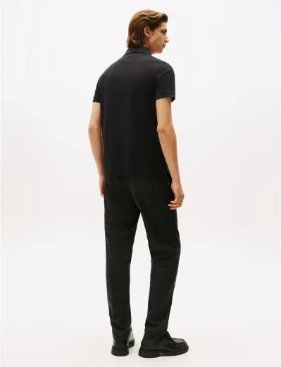 Tommy Hilfiger Hidden Placket Reg Polo | Black